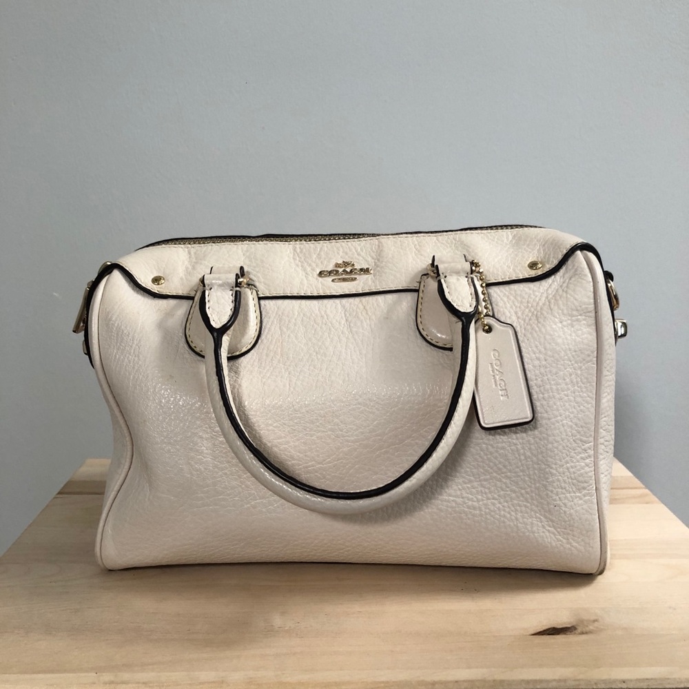 COACH Mini Bennett Satchel - pebble leather F36677